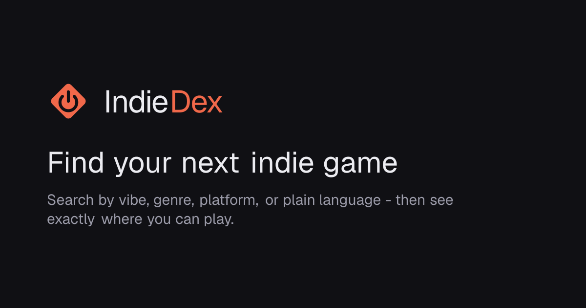 Browse Games · IndieDex